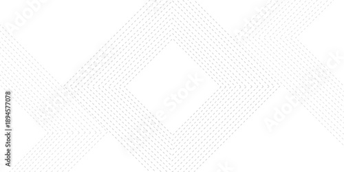Vector modern white triangle and squares line with line technology line background.