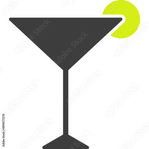 Unique Cosmopolitan Vector Icon