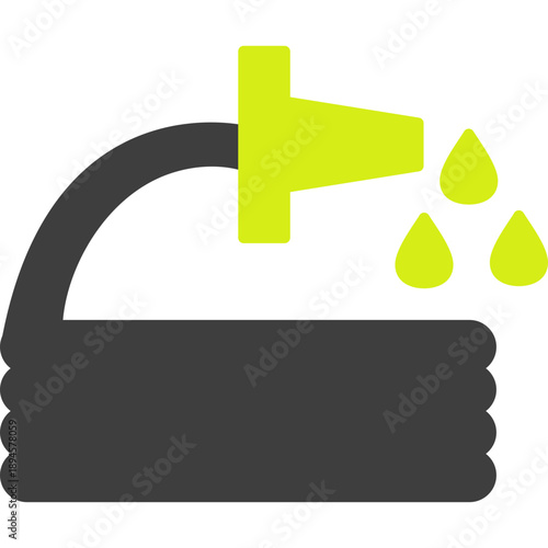 Unique Water Hose Vector Icon