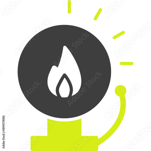 Unique Fire Alert Vector Icon