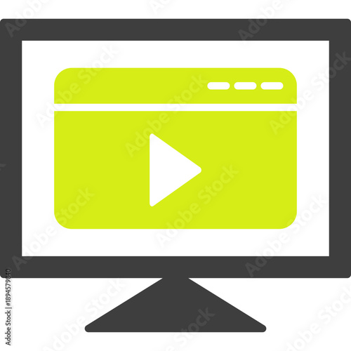 Video Streaming Vector Icon