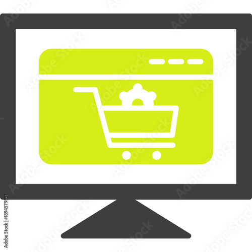 Ecommerce Settings Vector Icon