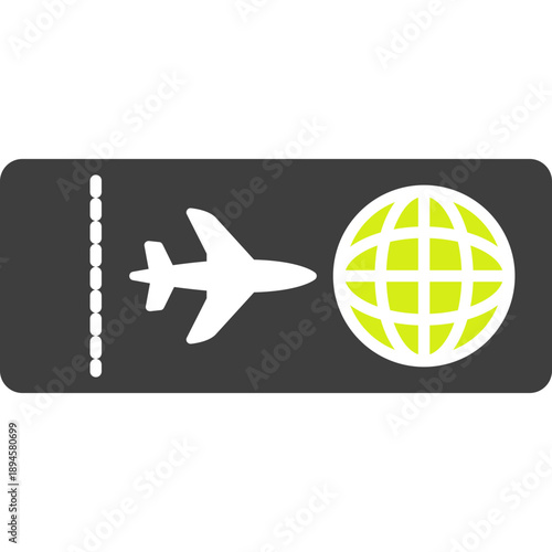 Plane Tickets Vector Icon
