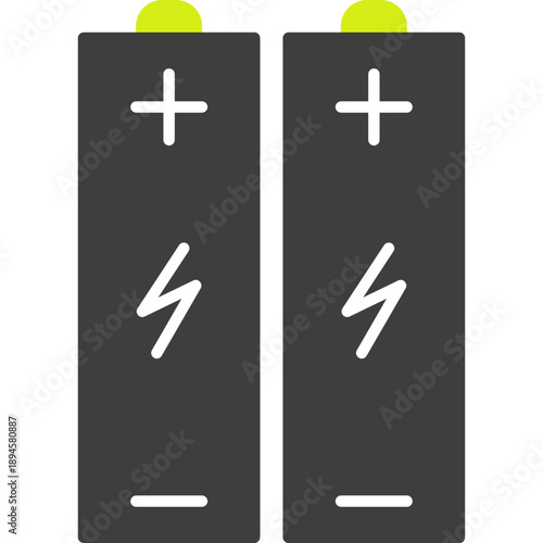 Batteries Vector Icon