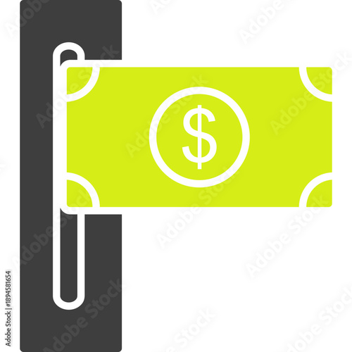 Slot of Bills Vector Icon