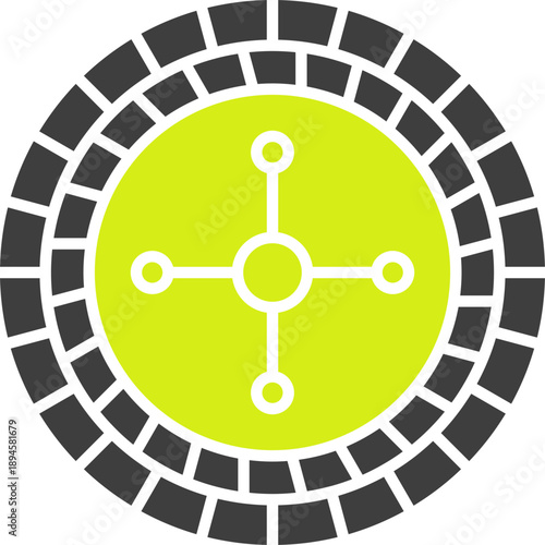 Roulette Vector Icon