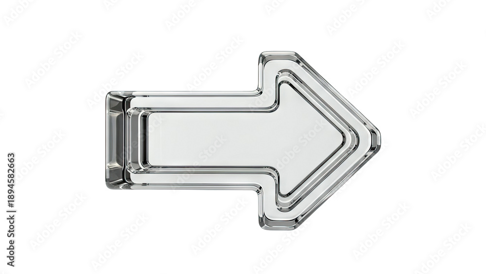Fototapeta premium Glass Arrow