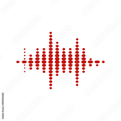 Digital sound wave pattern