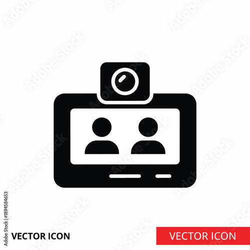 Video Call Icon Meeting Online