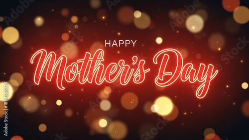 Wallpaper Mural Happy mother's day greeting card with elegant typography and floral design for mom celebration with love and wishes Torontodigital.ca