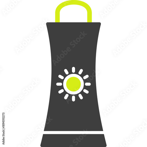 Sunblock Cream Icon