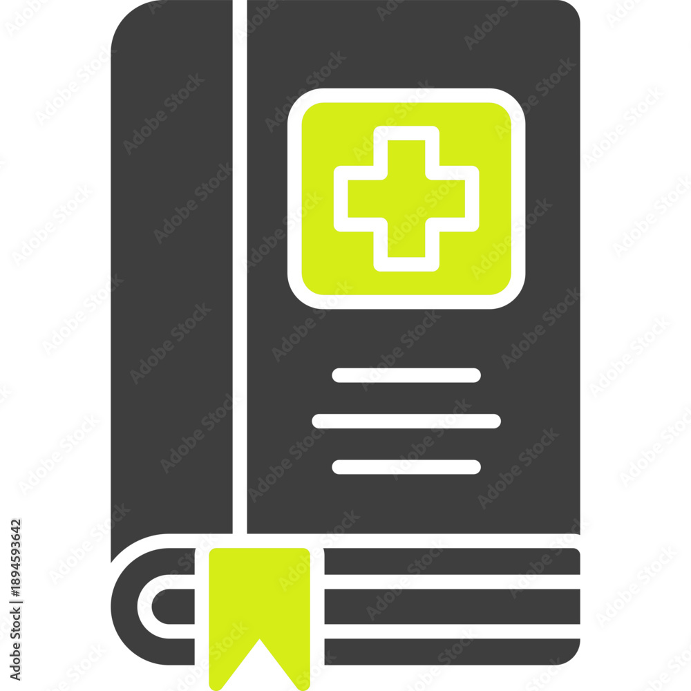Obraz premium Medical Book Icon