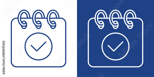 Availability Blue And White Icon Style Collection