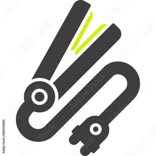 Hair iron Icon