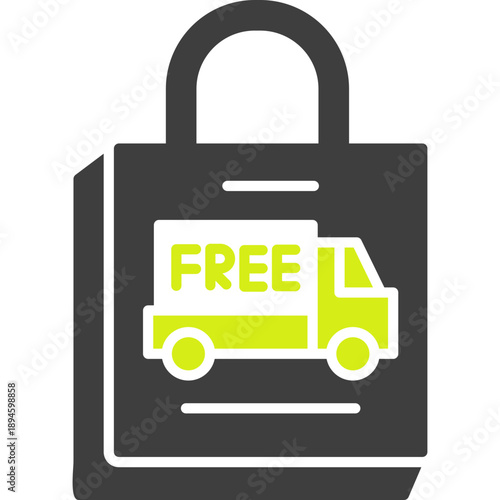 Free Home Delivery Icon