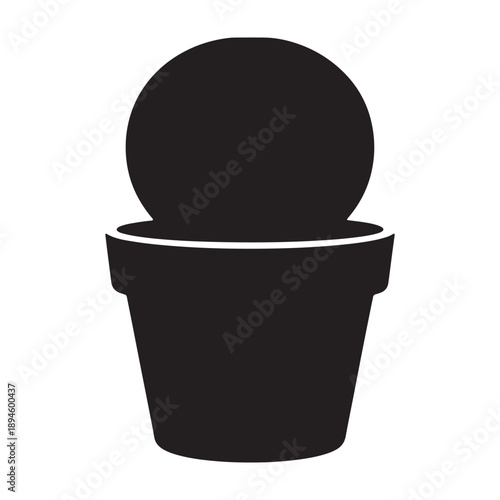 A black silhouette of a basketball in a hoop against a white background silhouette vector shilhoutte icon use as a symbol, web graphic design, and infographic icon