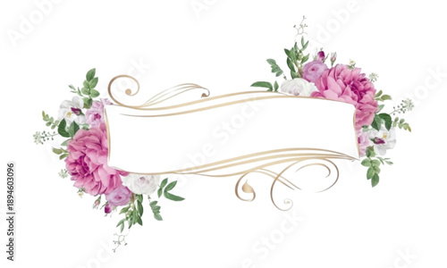 floral background with place for text