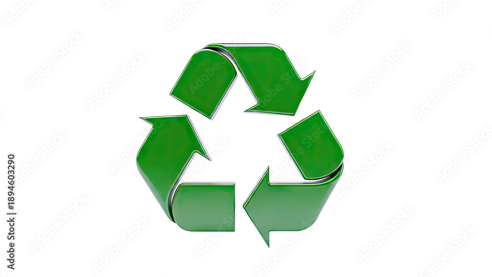 Obraz premium Green Recycle Symbol