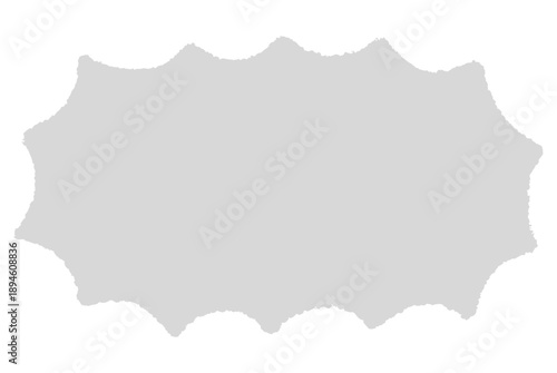 手描き風の爆発吹き出し（横長・線なし）