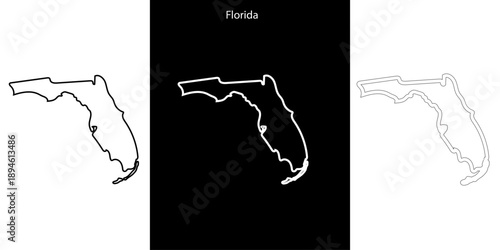 Circuit of the Americas Track Map Vector Illustration, COTA Florida Race Course Layout with Editable Stroke