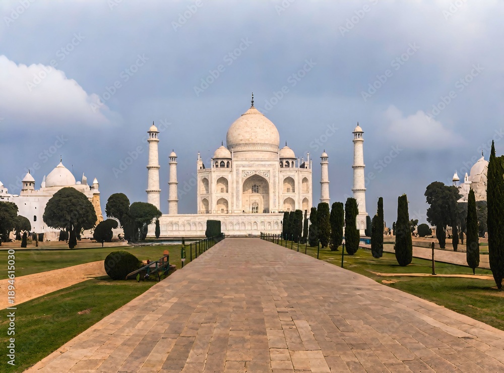 Obraz premium taj mahal india beutiful monument