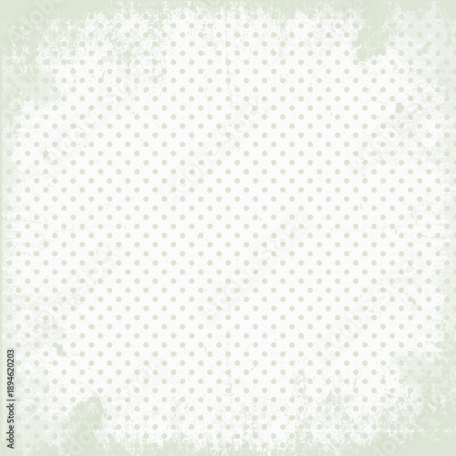 Subtle Polka Dot Texture with Vintage Grunge Edges