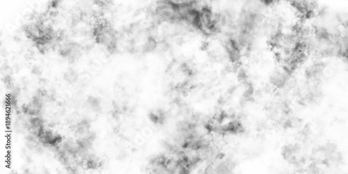 Abstract grey shades watercolor background. Smoke texture background. Gray clouds on white.
