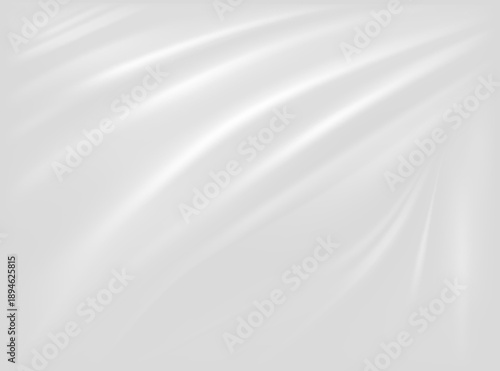 Transparent Light Polyethylene Plastic Warp. Eps10 Vector.