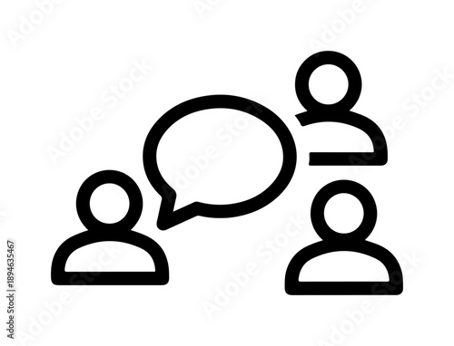 Two people engaging in conversation