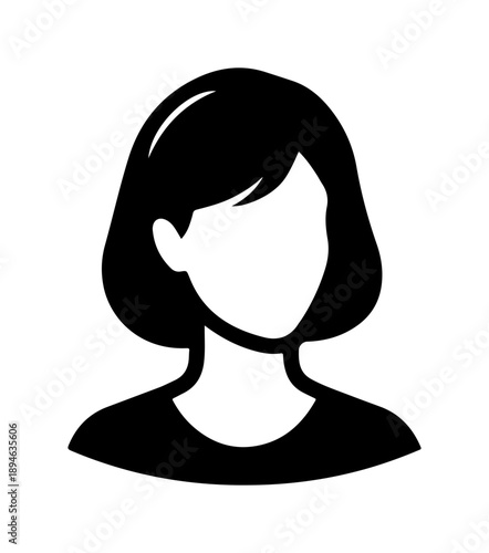 Abstract female silhouette