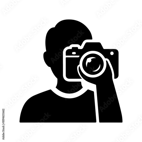 Person taking a photograph