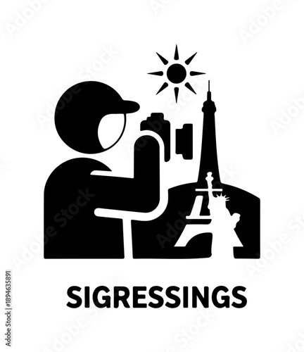 Person taking photo of eiffel tower