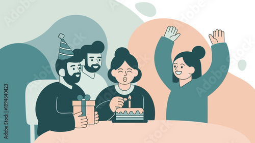 Simple abstract drawing featuring a red curved line against a stark white background high quality professional