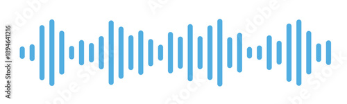 sound wave equalizer vector