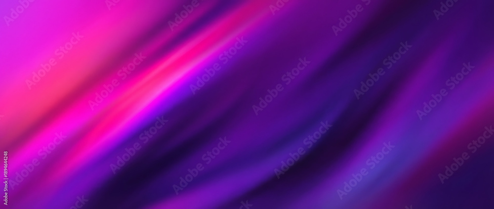 Fototapeta premium Vibrant abstract background with smooth, flowing waves of rich purple and bright pink