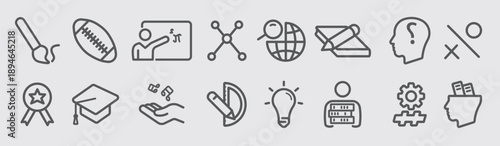 education icons vector illustration