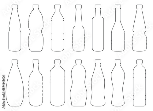 plastic bottle clipart vector design illustration isolated 