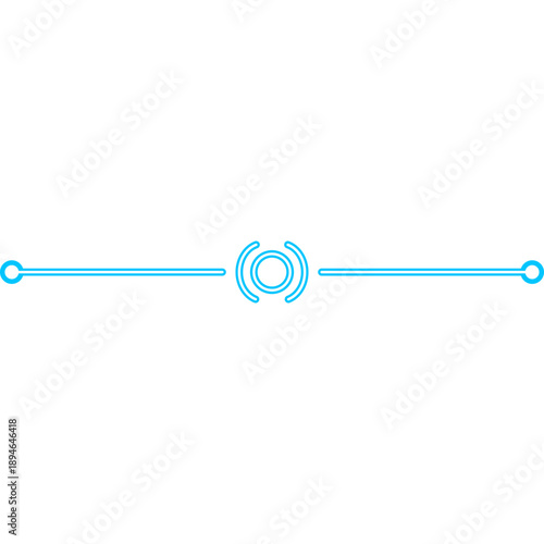 Futuristic Hud Scifi Neon Decoration