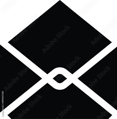 Email envelope message icon representing mail communication, inbox messages, and digital correspondence.