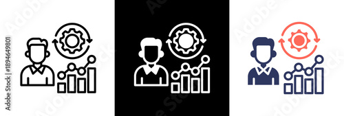 Process Optimization triple icon