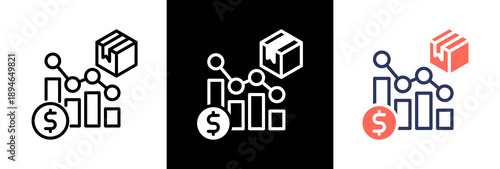 Cost Reduction triple icon