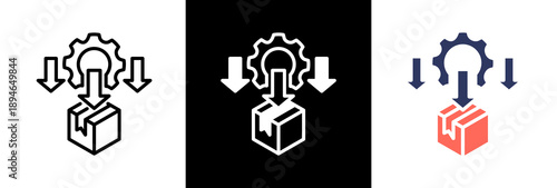 Output Control triple icon