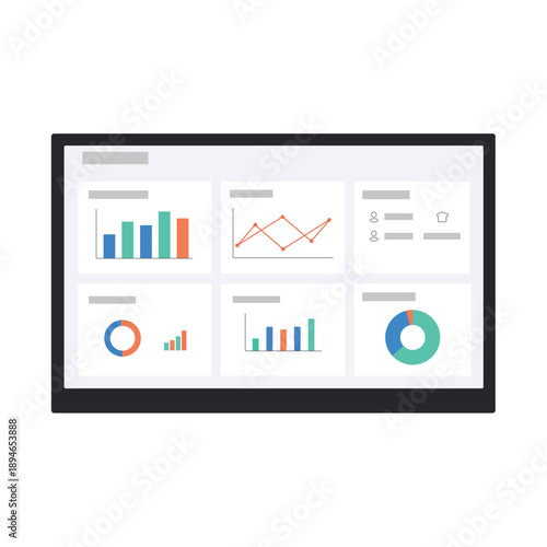 Sales Performance Reporting Dashboard with Analytics Panels