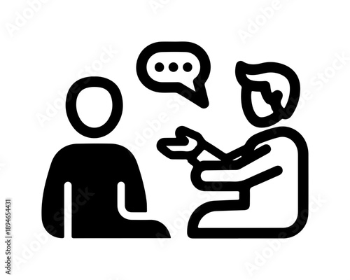 Person giving directions