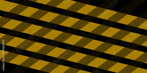 Caution background with slanted black and yellow stripes. Danger, stop or safety print. Hazard, forbidden or warning banner. Warning, restricted or emergency sign.vector eps 10.