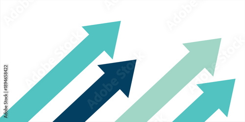 Free Download Graphs Rise To The Top on white background vector illustration - GFXLoad