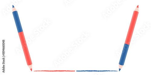 赤青鉛筆の見出しフレーム