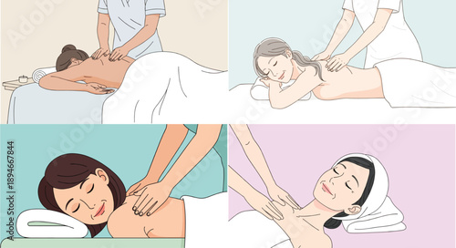 Massage therapy session for relaxation and wellness