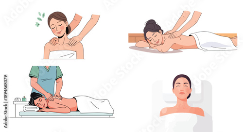 Spa treatments and relaxation massage therapy