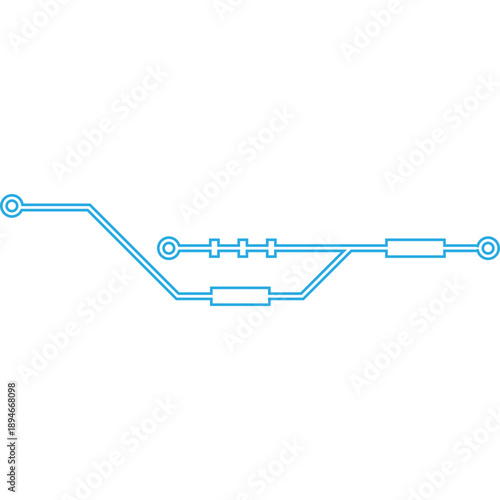 Futuristic Hud Scifi Neon Decoration